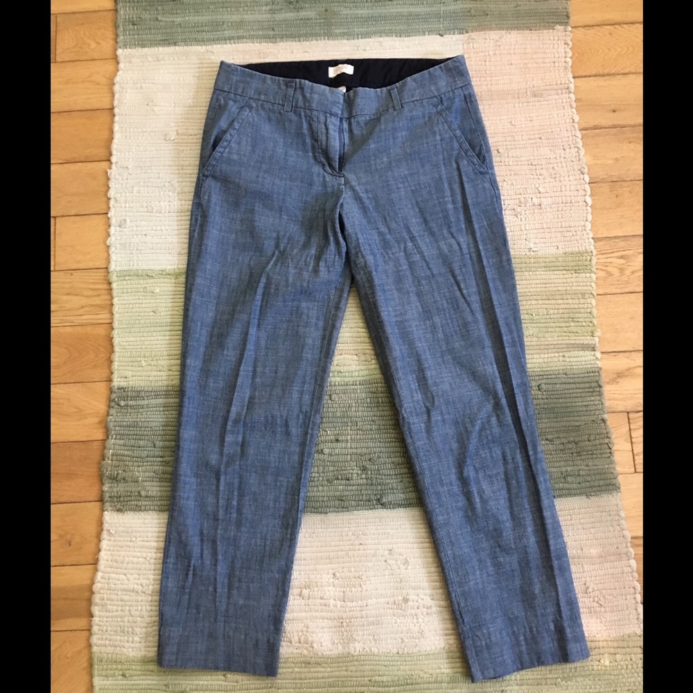 J. Crew --Cotton Crop Pant, like new!!