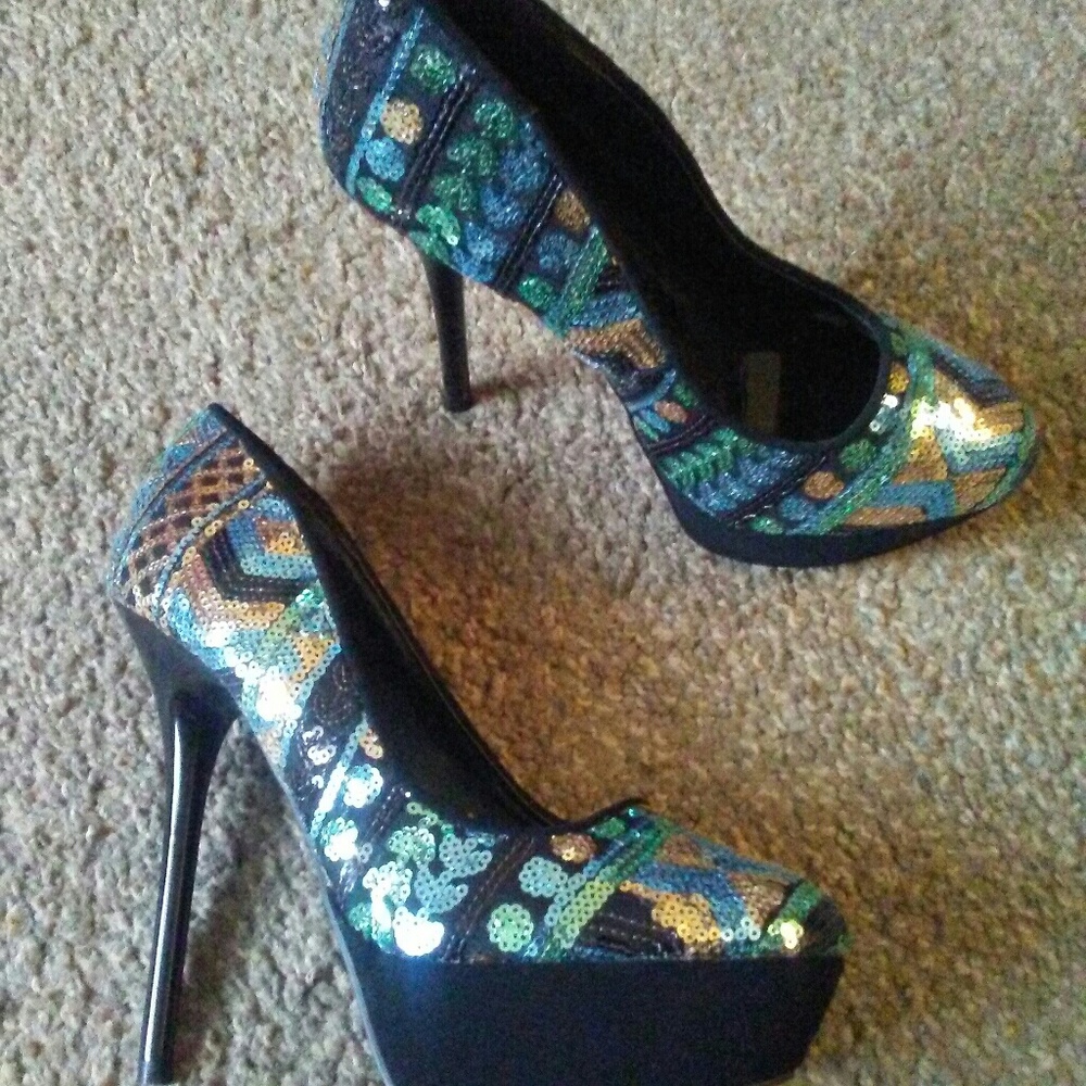 Multi-Colored Stiletto Heels