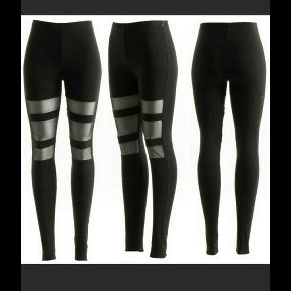 🖤 ⭐️⭐️⭐️⭐️⭐️ Last 1! SEXY MESH LEGGINGS 🆕 - Picture 4 of 8