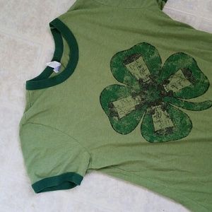 Dutch Brothers green T-shirt