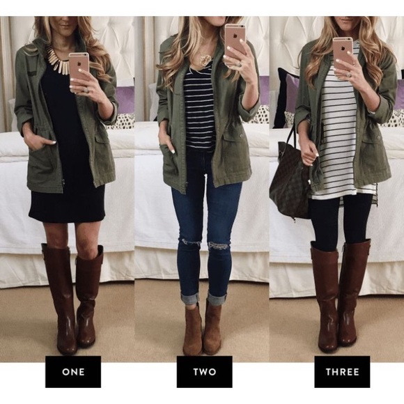 Love Tree | Olive Utility Jacket - Picture 2 of 6