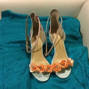 Chinese Laundry Multicolored Ankle Strap Heels