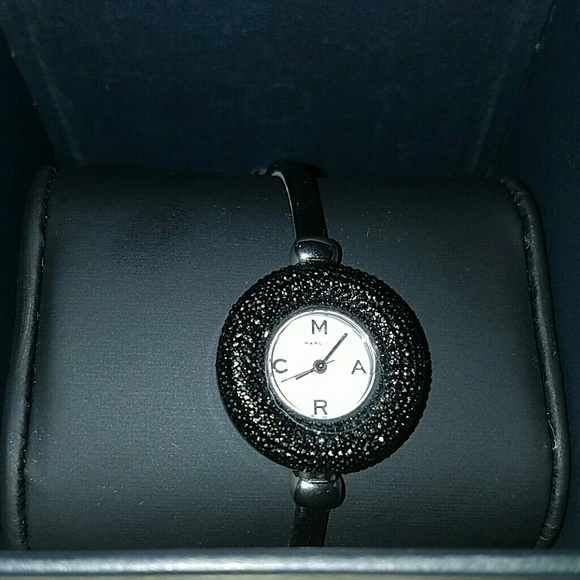 Marc by Marc Jacobs black Crystal watch