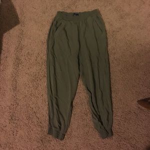 Army green genie style pants from American eagle