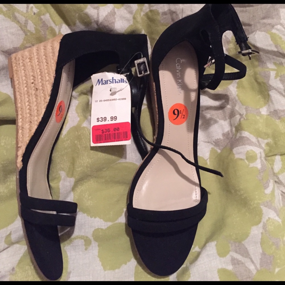 Calvin Klien brand new sandals wedge style