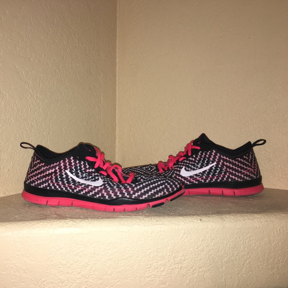 Nike shoes :) Worn but they still look new!