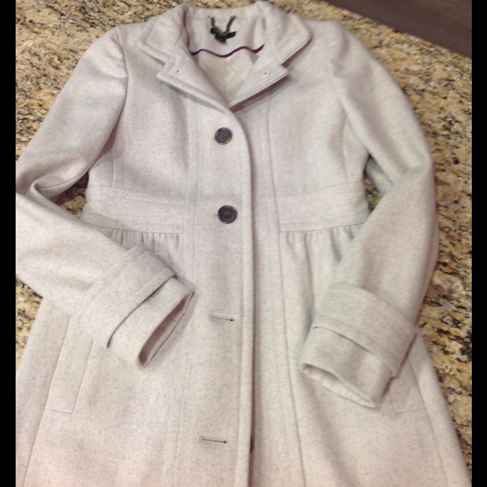 Grey wool coat