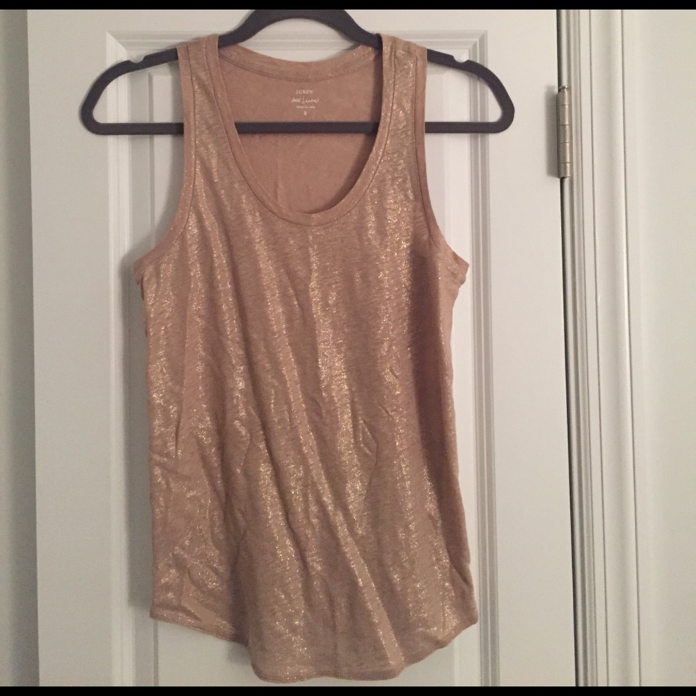 J.Crew Metallic Tank Top
