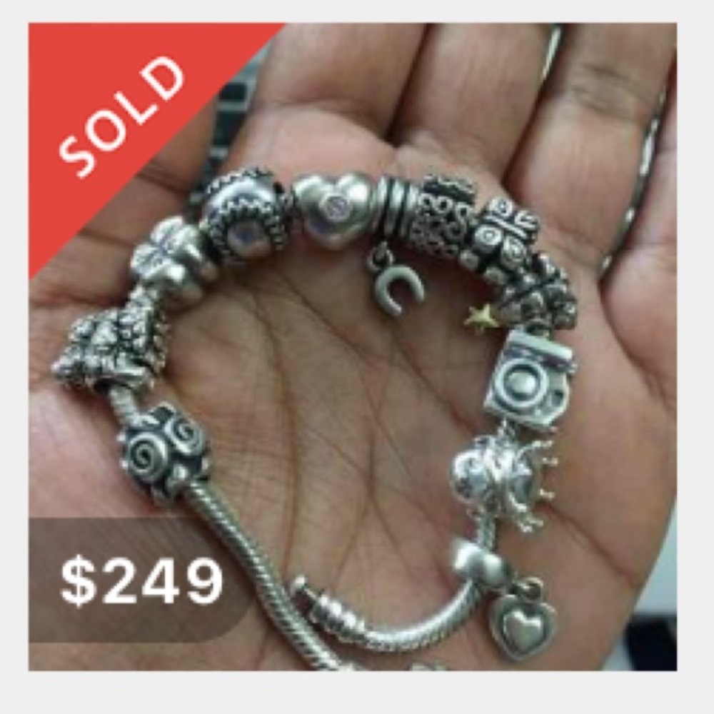‼️SOLD Authentic Pandora Charm Bracelet ‼️‼️