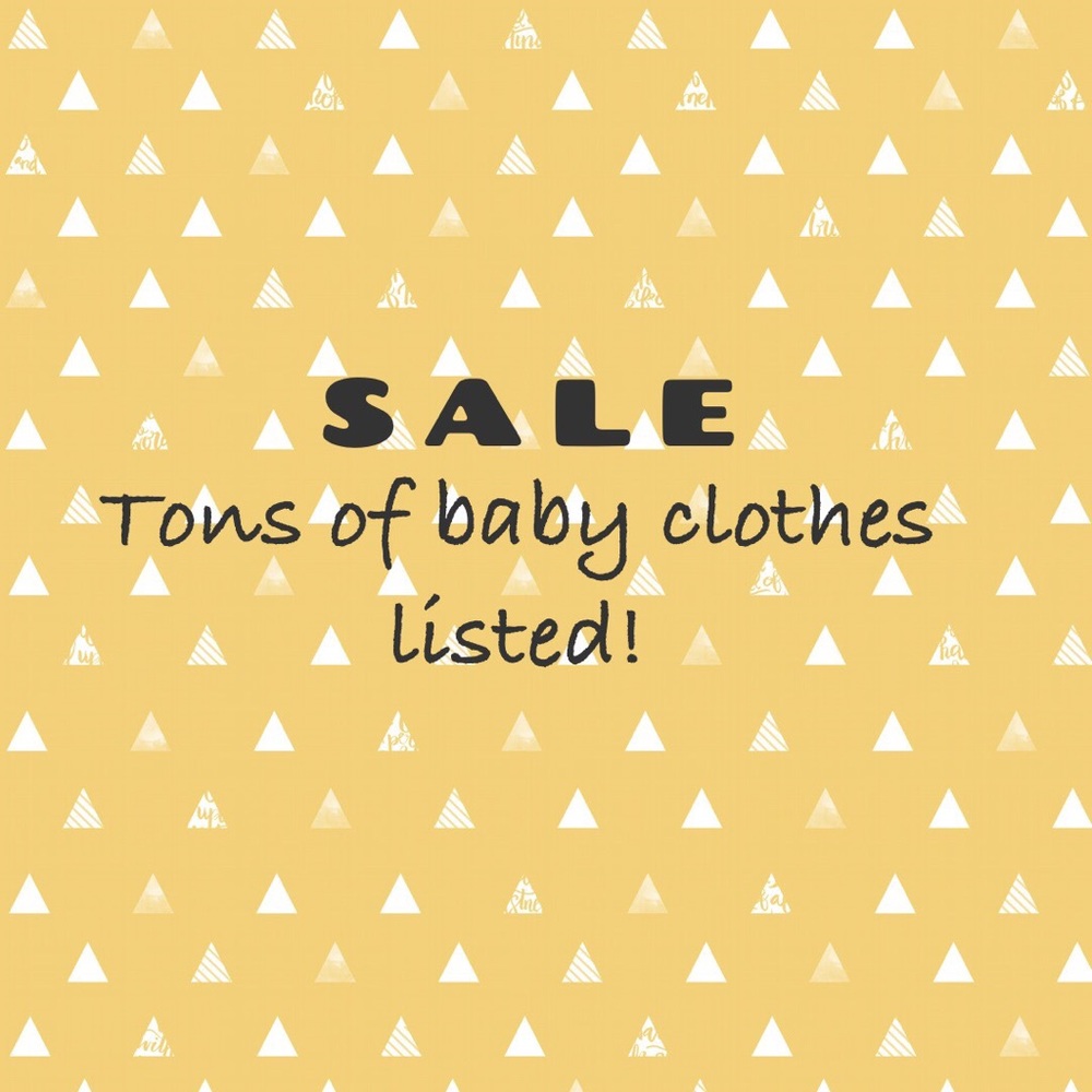 Tons of Baby Clothes Listed!!!
