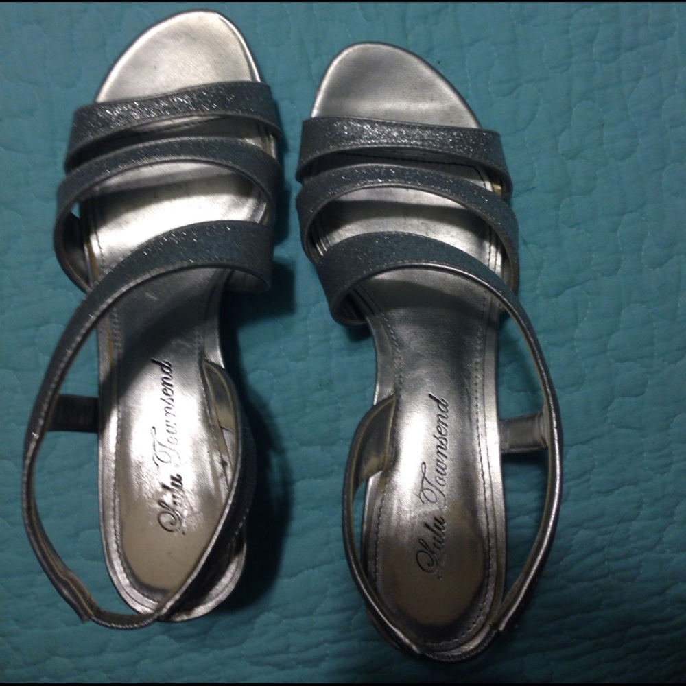 Lulu Townsend Silver Heels
