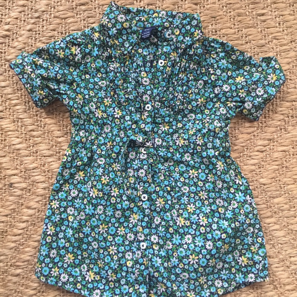 Adorable Baby Gap 12-18mth Button Down Shirt Dress