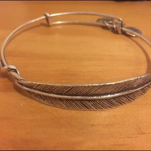 Alex & Ani Quill feather bangle
