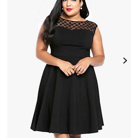 torrid Dresses & Skirts - Torrid 18 retro dotted dress NWT ✨host pick !