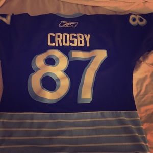 Stitched Crosby jersey pristine condition