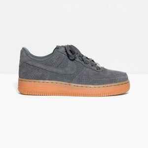 Gray Suede Air Force 1