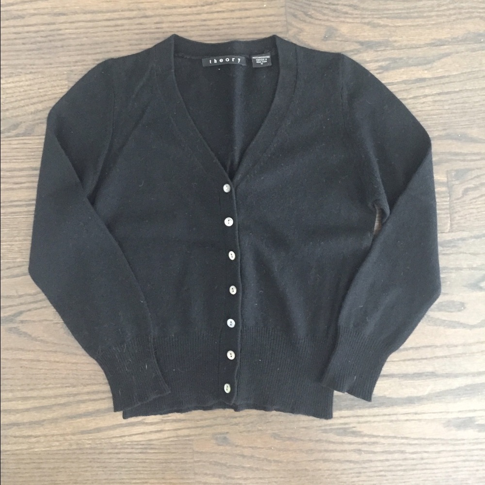 Theory v neck button- up cardigan