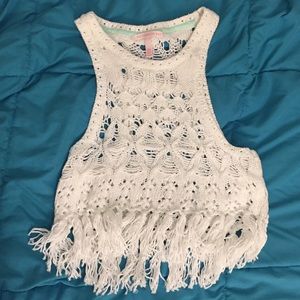 White Crochet Tank Top - Victoria's Secret