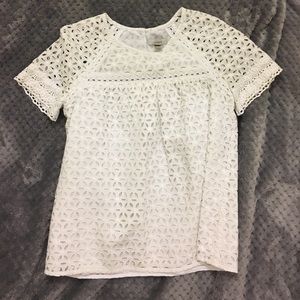 J.Crew Eyelet Top