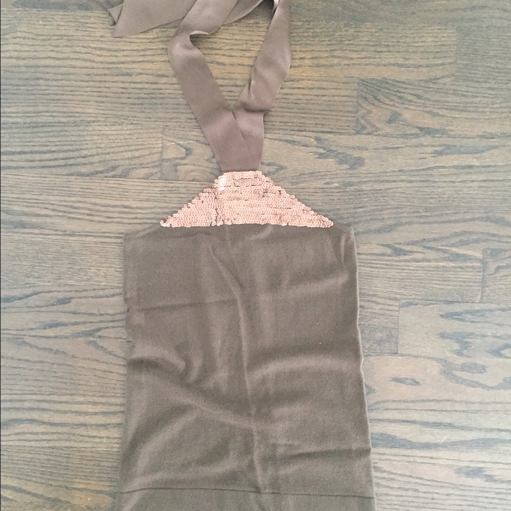 Henri Bendel cashmere halter top