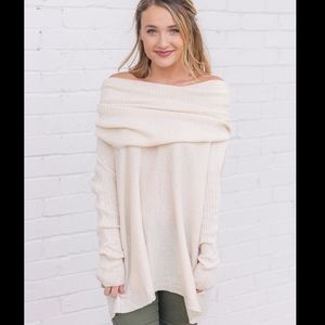 NWOT- Brand new off the shoulder sweater