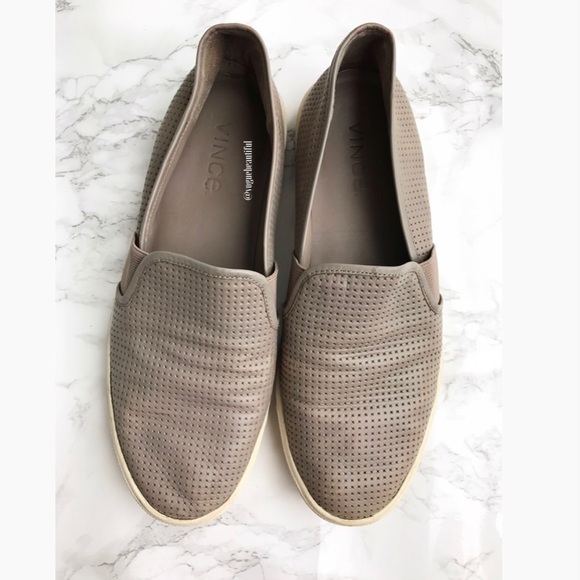 Vince Shoes - VINCE Blair Perforated  Leather Sneaker
