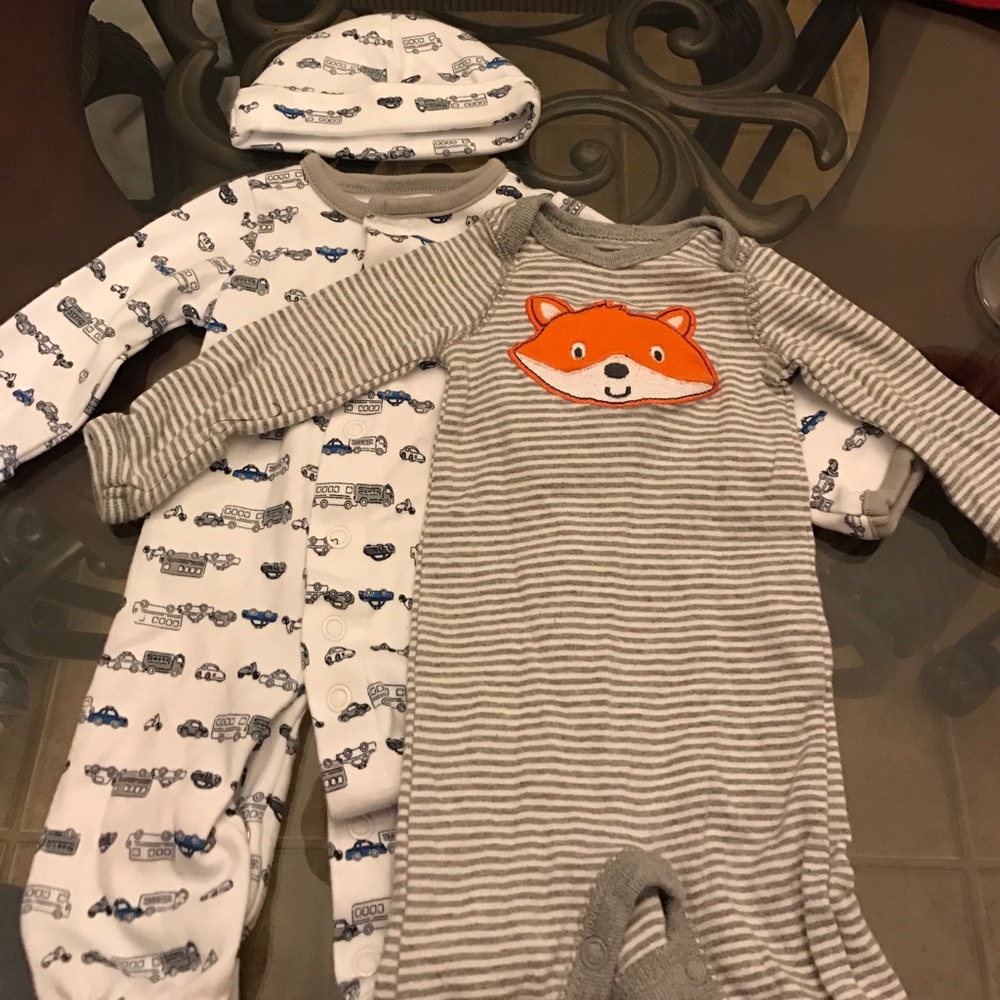 2 Carter's multi-fasten sleepers