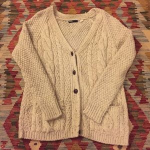 BDG open cable knit cardigan