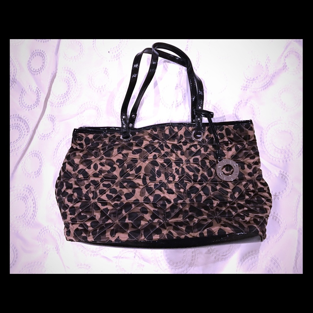 🔥Satin Leopard Print Large Tote🔥