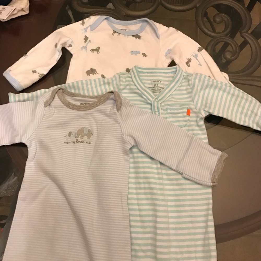 3 Carter's open ended sleepers