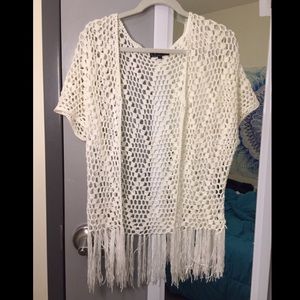 Crochet White/Cream Cardigan