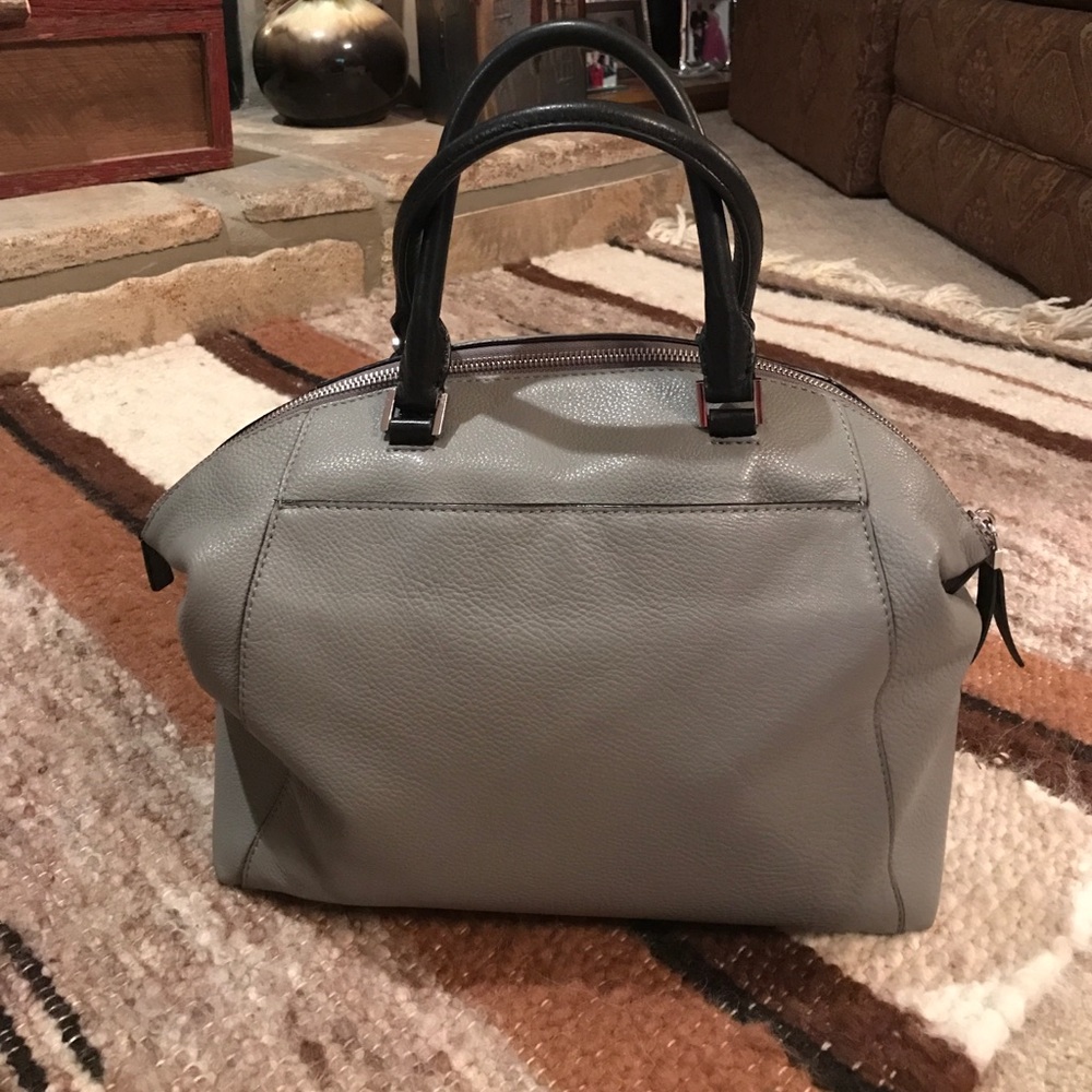 Michael Kors Riley Gray Large with silver hardware