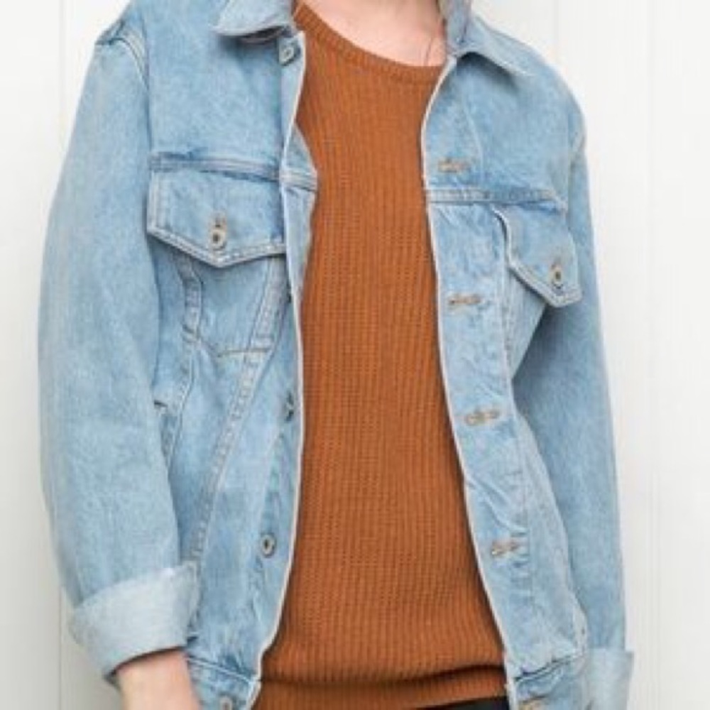 John Galt oversized denim Jacket LIKE NEW.