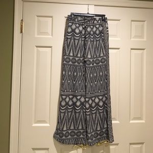 Tribal Print Palazzo Pant