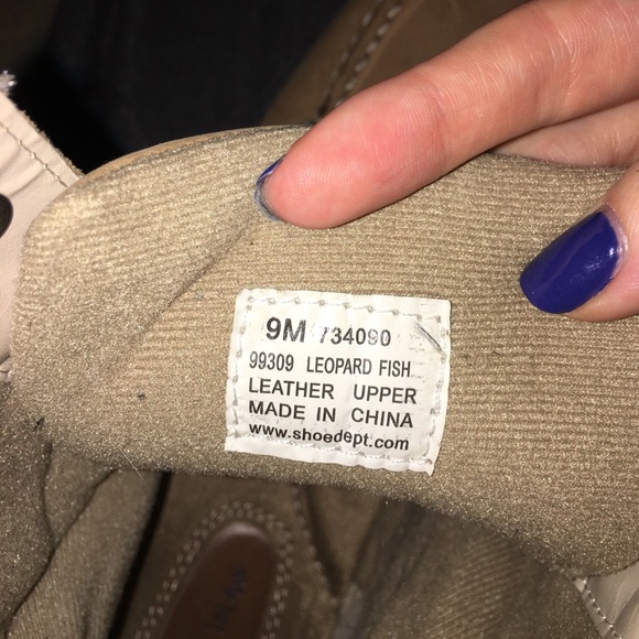 Cheetah Sperry Boots - Picture 3 of 3