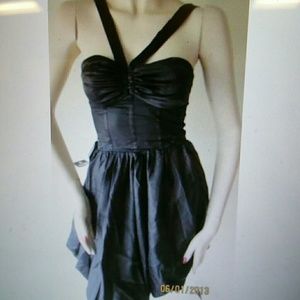 New bebe halter bow bubble dress size XS