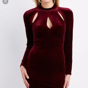 NWT ✨ Charlotte Russe velvet dress