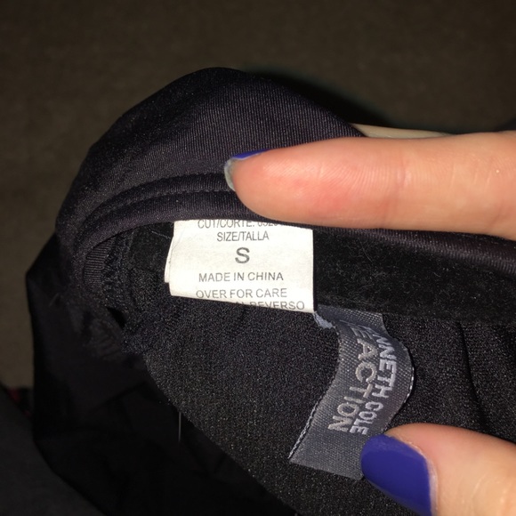 SIZE SMALL, Black slit One Piece Bathing Suit - Picture 3 of 3