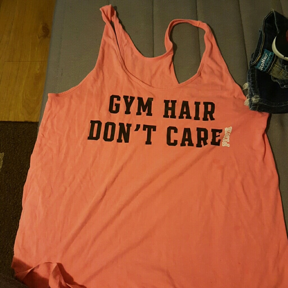 Pink workout shirt