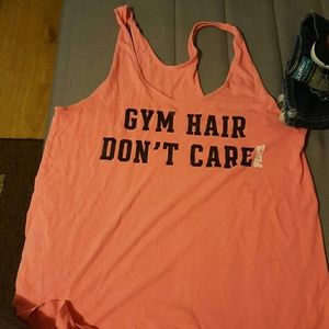 Pink workout shirt