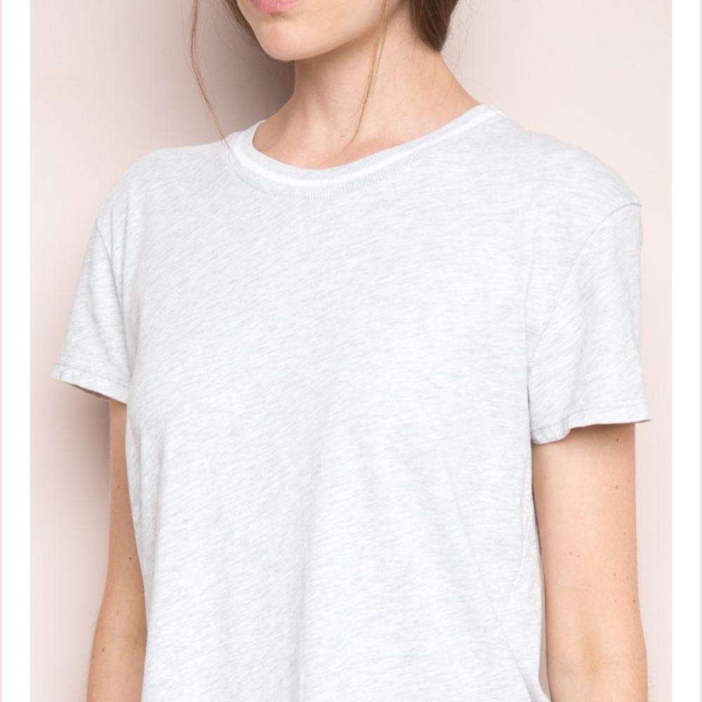 Brandy Melville Grey Adalyn Top/T-Shirt