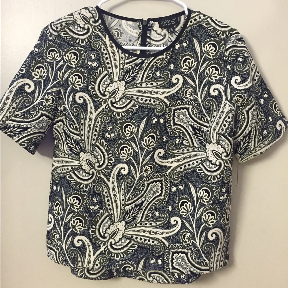 Topshop Pattern Top
