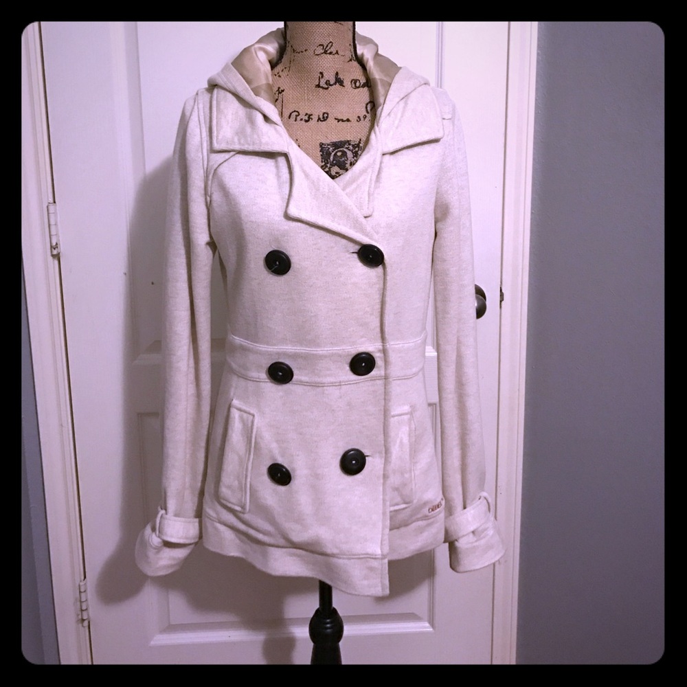 Billabong hooded pea coat