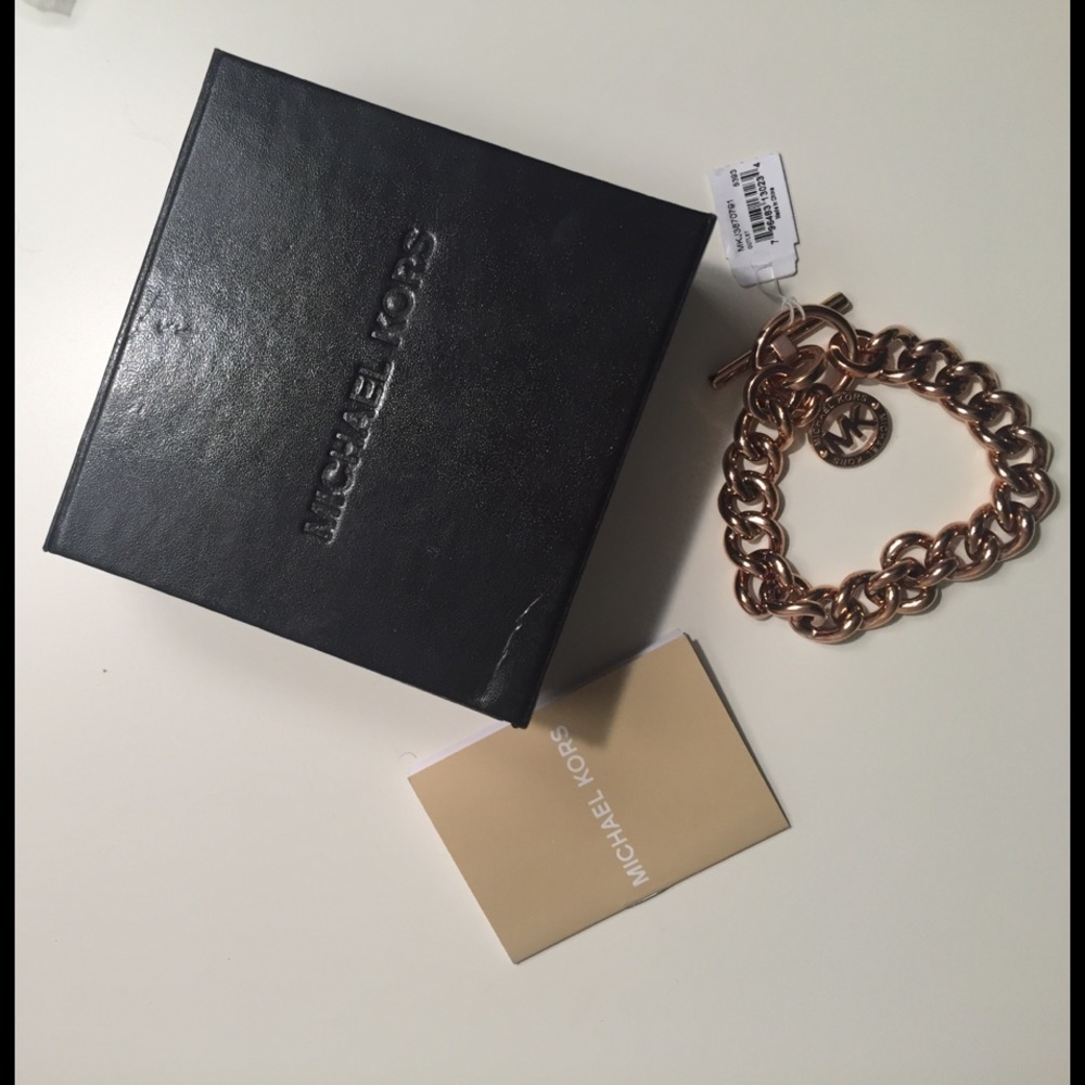 Rose gold Michael Kors bracelet