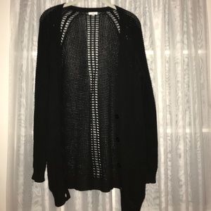 BP black knit cardigan