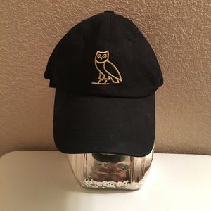 OCTOBERS VERY OWN- OVO BLACK DAD HAT