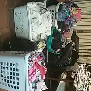 Tons of clothes, toys shoes etc