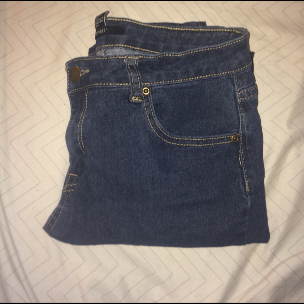 Dark blue Forever21 jeans