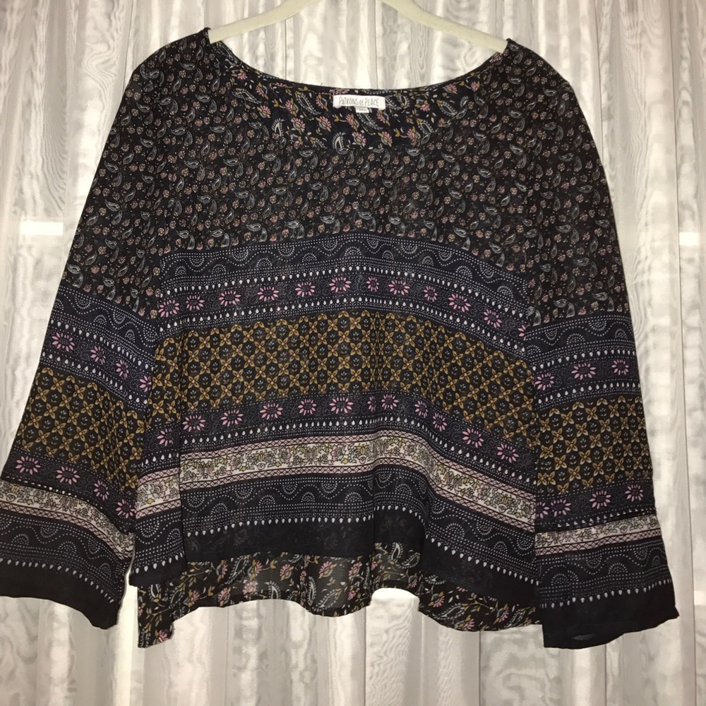 Patrons of Peace boho top