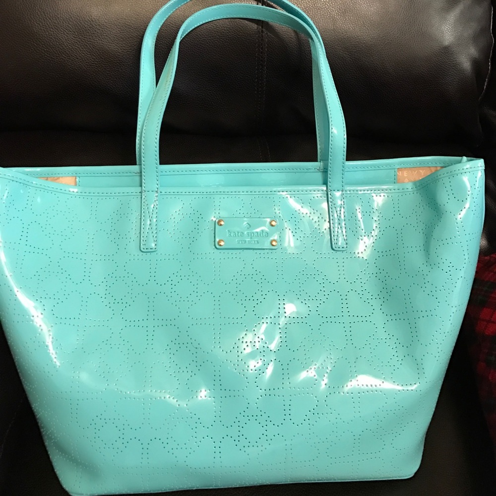 kate spade patent leather tote